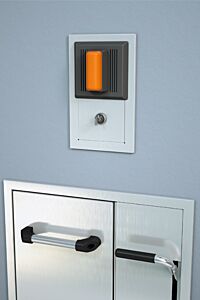 Guardian Ap280-237 1" Alarm Assembly With Recessed Amber Strobe Light And Horn, Silencing Switch, And Remote Sensing