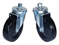 Justrite 35390 Swivel Caster Set For Gas Cylinder Hand Trucks, 5-Inch