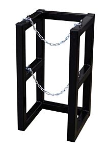 Justrite 35080 Gas Cylinder Barricade Rack, 1 Cylinder Capacity, 1 Wide By 1 Deep