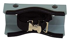Justrite 35250 Gas Cylinder Support Bracket, 1 Cylinder Capacity, Wall Mount, Steel