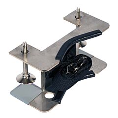 Justrite 35260 Gas Cylinder Support Bracket, 1 Cylinder Capacity, Bench Mount, Stainless Steel