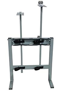 Justrite 35292 Gas Cylinder Mobile Stand, 2 Cylinder Capacity