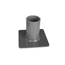 Justrite 35324 Small Gas Cylinder Holder, 1 Cylinder Capacity, 3-Inch Diameter, Bench Mount