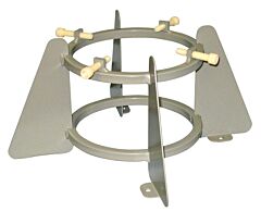 Justrite 35328 Medical Oxygen Cylinder Holder, 1 Cylinder Capacity, 5.75 To 6.75 Inch Diameter
