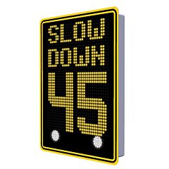 Traffic Logix Safepace 700 Full Matrix Speed Radar Display Sign With Ac Power, 18" Digits
