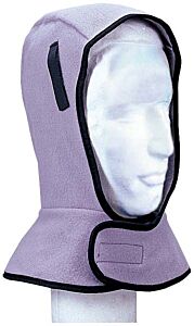 Weldas 23-7780 Turmoflex Helmet Liner Sing. Layer Polar Fleece, Full Neck, Gray, 1/Each