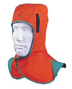 Weldas 23-6690 Real Character Hood, Full Neck Flap, 9Oz Fr, Orange, 1/Each