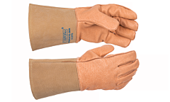 Weldas 10-2076L Comfoflex Welding Gloves, Grain Pig+A67+D57, Natural, Size Large, 1/Pair