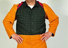 Weldas 44-2023 Golden Brown 23" Sleeves, Select Split Leather, 1/Each