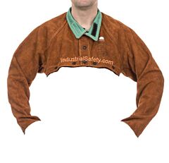 Weldas 44-7800Xl Steersotuff Cape Sleeve, Side Split Leather, Lava Brown, Size X-Large, 1/Each