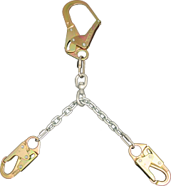French Creek 324-Csz Chain Positioning Assembly, 12 Links, With #Z136 (2 1/2" Opening) Form Snap, Swivel, And Two #Z74 Locking Snaps 3600 Lb Gate All Snaps