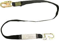 French Creek 490Ak 6' Kevlar Lanyard With Kevlar Shock Absorber, #74N Locking Snaps Each End