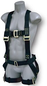 French Creek 530-Hot Mating Buckle Leg Straps, Sewn On 1 3/4" Wide Belt, Nomex/Kevlar Webbing, Size Medium