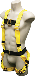 French Creek 550 Grommet/Tongue Buckle Leg Straps, Sewn On 1 3/4" Wide Belt, Size Medium