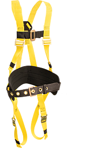 French Creek 870 Super-Quick Bayonet Buckle Legs And Chest, 6" Adjustable Back Pad, Removable Leather-Lined Tongue Buckle Tool Belt, Size Small