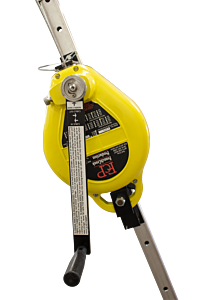 French Creek R50G 50' Galvanized Wire Rope Retractable Lifeline With Raise And Lower Rescue Capability - Comes With Mounting Bracket, Pulley, Carabiner