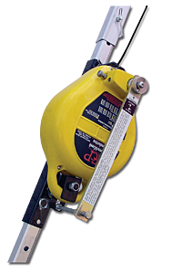 French Creek R50T 50' Synthetic Rope Retractable Lifeline With Raise And Lower Rescue Capability - Comes With Mounting Bracket, Pulley, Carabiner