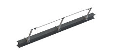 French Creek Trv120S12 120' System (6"-12" Wide X 2-1/4" Deep Base)