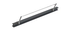 French Creek Trv20S12 20' System (6"-12" Wide X 2-1/4" Deep Base)