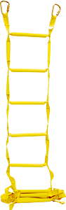 French Creek Wl-10 10' Web Ladder With 1 1/4" Diameter Round Fiberglass Rungs