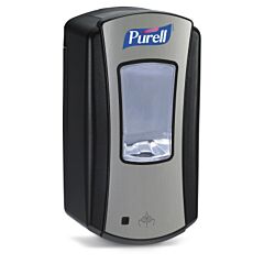 Gojo 1928-04 Purell Ltx Touch-Free Hand Sanitizer Dispenser, 1200 Ml Refill Size, Black/Chrome