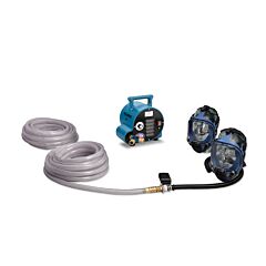 Allegro 9200-02A Two-Worker Full Mask Ambient Air System, 50' Airline Hoses
