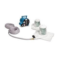Allegro 9222-02A Two-Worker Double Bib Hood Breathing Air Respirator System, 50' Airline Hoses