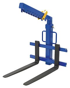 Vestil Ola-4-42-Dlx Steel Deluxe Overhead Load Lifter 42" Fork Length, 4000 Lb. Capacity, Blue