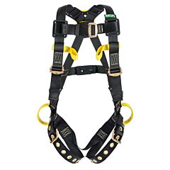Msa 10162694 Workman Arc Flash Vest-Style Harness, Back & Side Web Loop, Tongue Buckle Leg Straps, Belay Loops, Standard (Std)