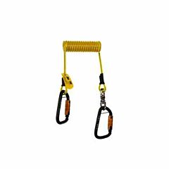 3M Dbi-Sala 1500159 Hook 2 Hook Coil Tethr Vinyl Ctd Steel 5" Yellow