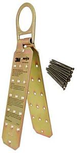 3M Dbi-Sala 2104000 Reusable Hinged Roof Anchor For Flat Or Sloped Wood Roofs With D-Ring And Fasteners