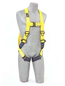 3M Dbi-Sala 1102092 Front & Back D-Rings, Quick Connect Leg & Chest Strap (Size X-Large)
