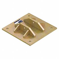 3M Dbi-Sala 8519819 Concrete Anchor Base For Multi-Clamping Pole, Zinc Plated Steel, 7/8 In
