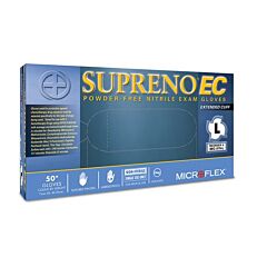 Microflex Sec-375-3X Supreno Ec Nitrile Exam Gloves, Powder Free, Size 3X-Large