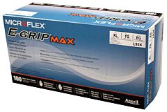 Ansell L923 E-Grip Max Powder Free Latex Gloves, Size Large