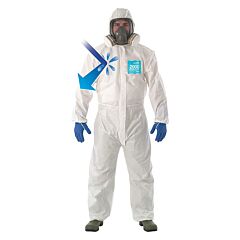 Ansell 817037 682000C Microchem Alpha Tech Coverall Wh20-B-92-177-03 Med