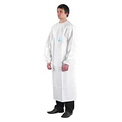 Ansell 817899 Microchem 682000 Lab Coat Wh20-B-92-209-06 2X-Large White