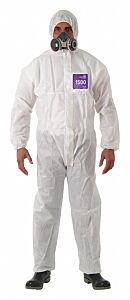 Ansell 817801 681500 Microchem Coveralls X-Large Fr Nr17-S-92-103-05, Blu