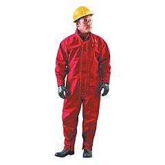 Ansell 66-667-7Xl Sawyer-Tower Cpc Polyester Chemical Splash Coverall - Red, 7X-Large