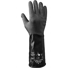 Showa Best 875R-10 Chemical Resistant Gloves 14"/14Mil X-Large Black Rough Finish
