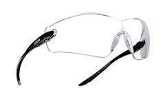 Bolle 40037 Cobra Safety Glasses Black/Gray Frame Clear Lens