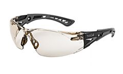 Bolle 40209 Rush+ Safety Glasses Black/Gray Frame Csp Lens