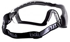 Bolle 40091 Cobra Safety Goggle Cloth Strap Clear Lens Foam