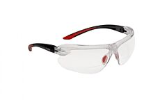 Bolle 40187 Iri-S Safety Spec Black/Ylw Frame Clear Anti-Fog 1.50 Diopter Lens