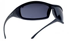 Bolle 40063 Solis Safety Glasses Black Frame Smoke Lens