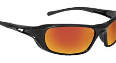 Bolle 40159 Shadow Safety Glasses Black Frame Red Mirror Lens