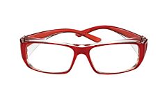 Bolle 40224 B808/Lrg Safety Glasses Red Std Temple Side Shields