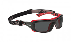 Bolle 40300 Ultim8 Safety Glasses Platinum Asaf P/P Smk/Rdblk