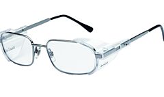 Bolle 40228 Omf167/Lrg Safety Glasses Gun Metal Temple, Riveted Side Shields