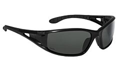 Bolle 40053 Lowrider Safety Glasses Black Frame Gray Polarized Lens